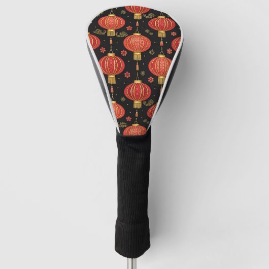 Chinesisches Laternenfest (3) Golf Headcover (Vorderseite)