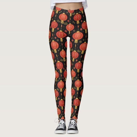 Chinesisches Laternenfest (3) Leggings (Vorderseite)