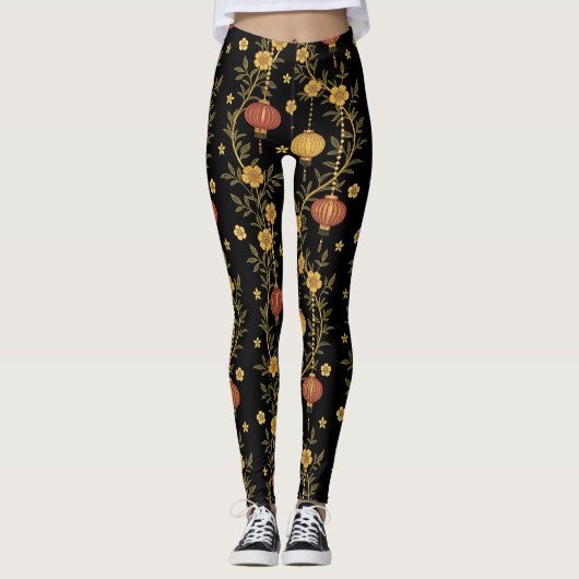 Chinesisches Laternenfest (4) Leggings (Vorderseite)