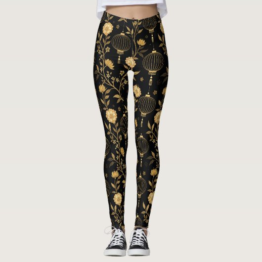 Chinesisches Laternenfest (5) Leggings (Vorderseite)