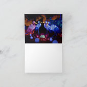 Chinesisches Laternenfest Vogelnotecard Dankeskarte (Innenseite)