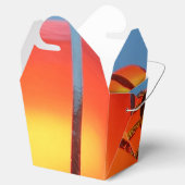 Chinesisches Lattern - Ausnehmen der GustBox Geschenkschachtel (Geöffnet)