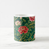 Chinesisches Lotus-Design Kaffeetasse (Mittel)