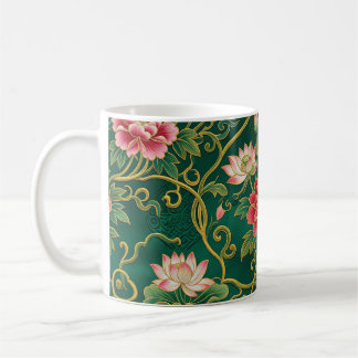 Chinesisches Lotus-Design Kaffeetasse