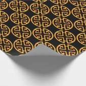 Chinesisches Lu-Symbol Geschenkpapier (Ecke)