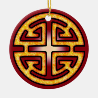 Chinesisches Lu-Symbol Keramikornament