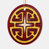 Chinesisches Lu-Symbol Keramikornament (Links)
