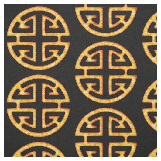 Chinesisches Lu-Symbol Stoff (Muster)
