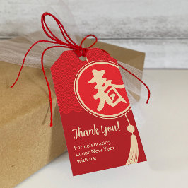 Chinesisches/Lunar-Neujahrs-Geschenk-Tag Geschenkanhänger