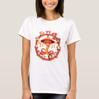 Chinesisches Lunar-Neujahrsschlangen-Design 1 T-Shirt