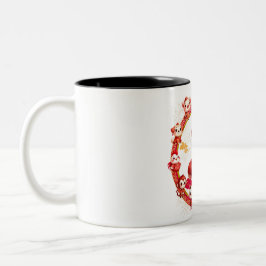 Chinesisches Lunar-Neujahrsschlangen-Design 2 Zweifarbige Tasse