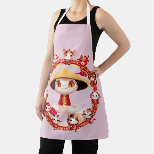 Chinesisches Lunar-Neujahrsschlangen-Design 3 Schürze (InSitu)