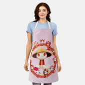 Chinesisches Lunar-Neujahrsschlangen-Design 3 Schürze (Getragen)