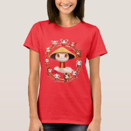 Chinesisches Lunar-Neujahrsschlangen-Design 3 T-Shirt