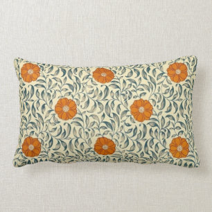 Chinesisches Mandarin-Blumenmuster-Oblongkissen Lendenkissen