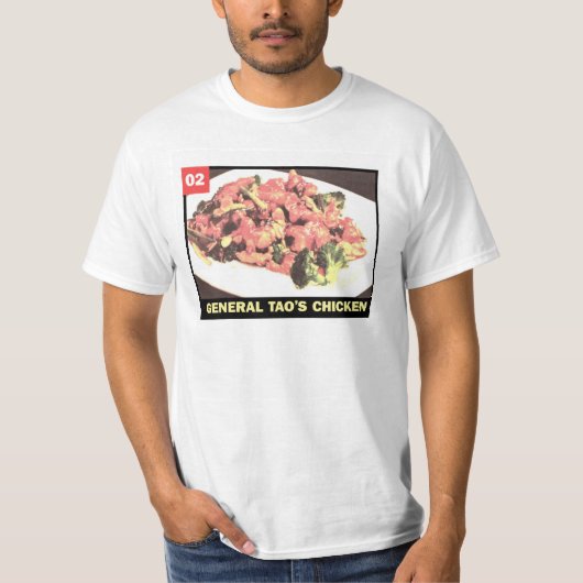 Chinesisches Menü - 02 General Taos Chicken T-Shirt (Vorderseite)