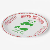 Chinesisches Menü im Restaurant "Takout" am Geburt Pappteller (Schrägansicht)