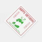 Chinesisches Menü im Restaurant "Takout" am Geburt Serviette (Ecke)