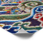 Chinesisches militärisches Rank-Abzeichen mit stil Poster (Ecke)