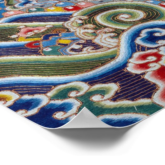 Chinesisches militärisches Rank-Abzeichen mit stil Poster (Ecke)