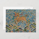 Chinesisches militärisches Rank-Abzeichen mit stil Postkarte (Vorne/Hinten)