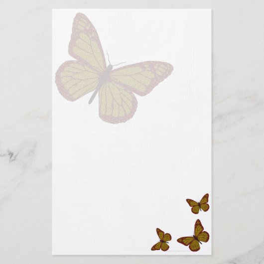 Chinesisches Monarch-Briefpapier Briefpapier (Vorderseite)