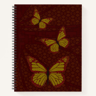 Chinesisches Monarch Spiral-Notebook Notizbuch