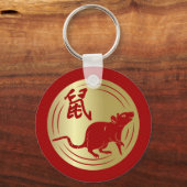 Chinesisches Mondjahr der Ratte 2020 Schlüsselanhänger (Vorderseite)