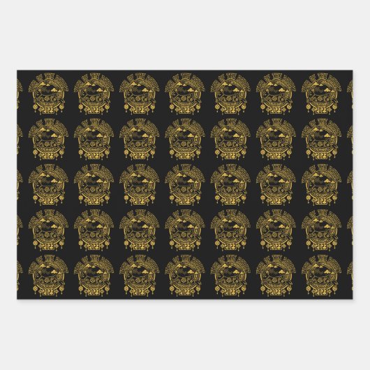 Chinesisches Mondneubjahr Geschenkpapier Set (Vorderseite)