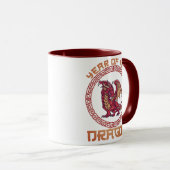 Chinesisches Mondneujahr 2024 Jahr des Drachen 202 Tasse (VorderseiteRechts)