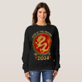 Chinesisches Mondneujahr 2024 - Jahr des Drachen Sweatshirt (Vorne ganz)