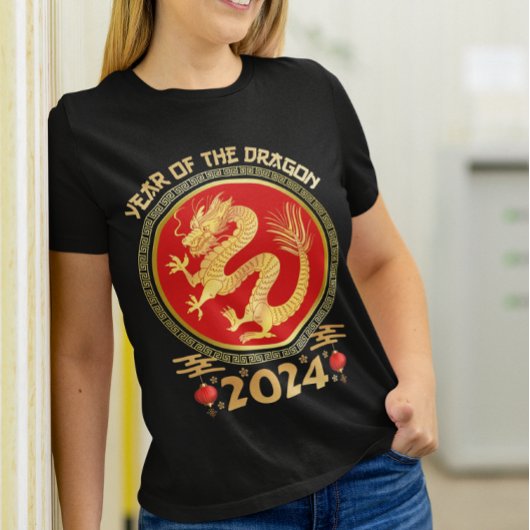 Chinesisches Mondneujahr 2024 - Jahr des Drachen T-Shirt