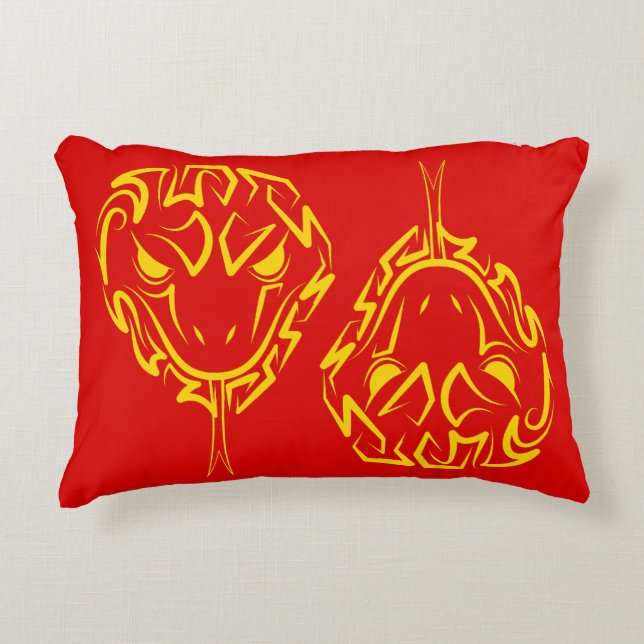 Chinesisches Mondneujahr der Schlange 2025 4723 Ho Dekokissen (Vorderseite)