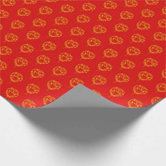 Chinesisches Mondneujahr der Schlange 2025 4723 Ho Geschenkpapier (Ecke)