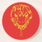 Chinesisches Mondneujahr der Schlange 2025 4723 Ho Getränkeuntersetzer (Vorne)