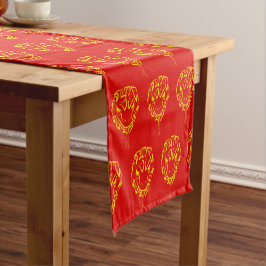 Chinesisches Mondneujahr der Schlange 2025 4723 Ho Kurzer Tischläufer