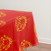 Chinesisches Mondneujahr der Schlange 2025 4723 Ho Tischdecke (Beispiel)