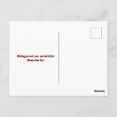 Chinesisches Mondneujahr des Drachen 2024 Postkarte (Rückseite)