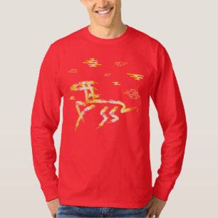 Chinesisches Mondneujahr des Pferdes 2026 4724 Feu T-Shirt