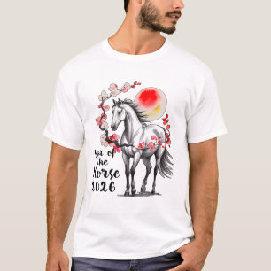 Chinesisches Mondneujahr des Pferdes   T-Shirt