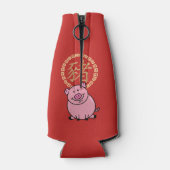 Chinesisches Mondneujahr des Roten Glücks Flaschenkühler (Rückseite)