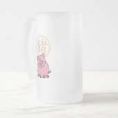 Chinesisches Mondneujahr des Roten Glücks Mattglas Bierglas (Vorderseite Links)