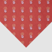 Chinesisches Mondneujahr des Roten Glücks Seidenpapier (Ausschnitt)