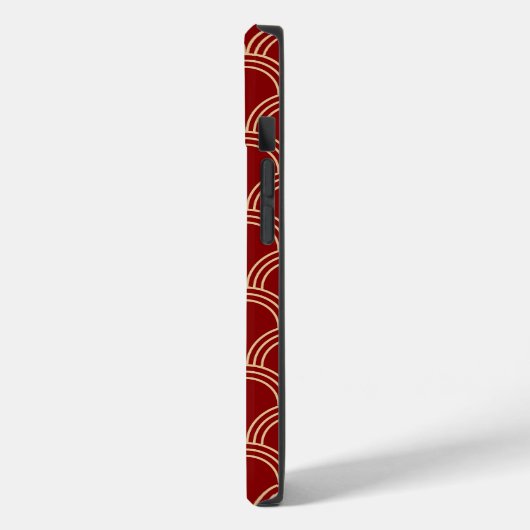 Chinesisches Muster-Monogramm mit traditionellem R Case-Mate iPhone Hülle (Rückseite / Links)