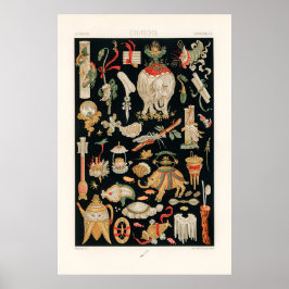 Chinesisches Muster Poster