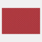 Chinesisches Muster Rot Geschenkpapier Set (Vorderseite 3)