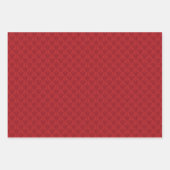 Chinesisches Muster Rot Geschenkpapier Set (Vorderseite)