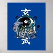 Chinesisches mythisches Tier Xuanwu Black Tortoise Poster (Vorne)