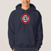 Chinesisches Namenswang "Straßenschild " Hoodie (Vorderseite)