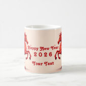 Chinesisches neues Jahr 2026 Kaffeetasse (Mittel)